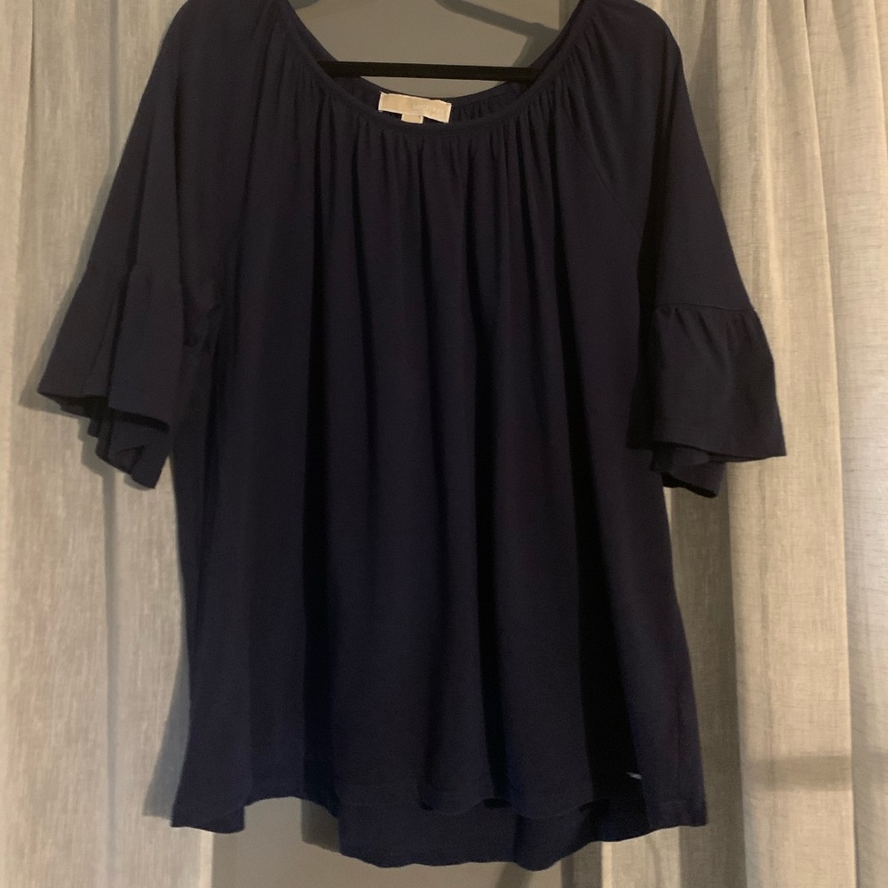 MICHAEL Michael Kors Navy Cotton Blouse